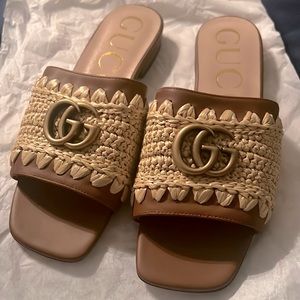 Gucci slides size 36 brand new no longer have box but do  have both dust bags.